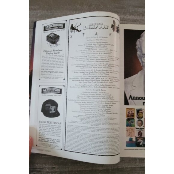 Vintage National Lampoon Magazine Lot Of 3 Issues1980s Humor Collectible - Picture 11 of 13